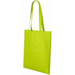 Pamut bevásárló táska, zöldcitrom