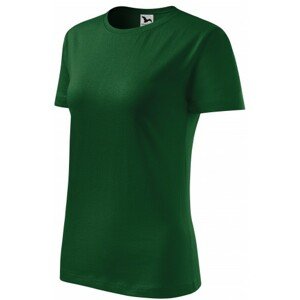 Női klasszikus póló, üveg zöld