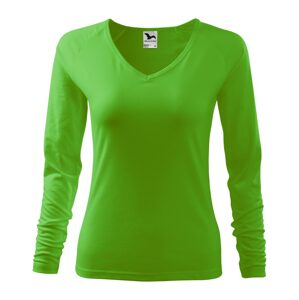 MALFINI Női hosszú újjú póló Elegance - Apple green | XXL