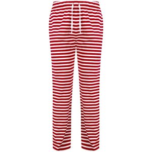 SF (Skinnifit) Mintás férfi pizsamanadrág - Piros / fehér | XXL