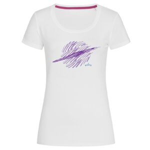 Bontis Női póló SATURN - Fehér / lila | M