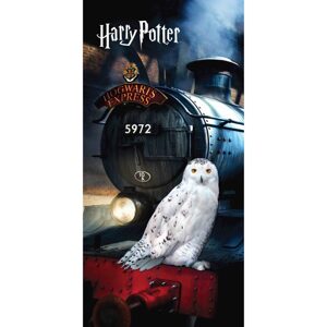 Jerry Fabrics Mintás gyerek törülköző - Harry Potter - Hedwig | 70 x 140 cm