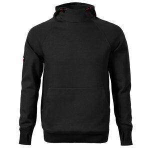 MALFINI Férfi kapucnis pulóver Vertex - Fekete | XL