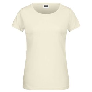 James & Nicholson Klasszikus női biopamut póló 8007 - Vanília | XL