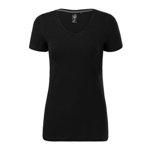 MALFINI Női póló Action V-neck - Fekete | M