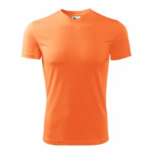 MALFINI Férfi póló Fantasy - Neon mandarinsárga | L