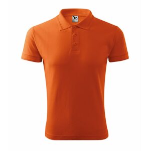 MALFINI Férfi galléros póló Pique Polo - Narancssárga | XL
