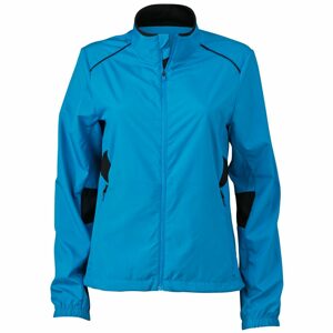 James & Nicholson Női futó kabát JN475 - Atlanti kék / fekete | XL