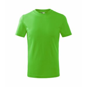 MALFINI Basic Gyermek póló - Apple green | 134 cm (8 éves)