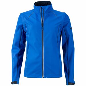 James & Nicholson Női softshell kabát 2v1 JN1121 - Kék / sötétkék | XXL