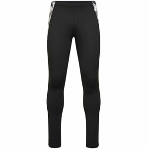 James & Nicholson Férfi sport leggings JN528 - Fekete / fekete színnel nyomtatva | S