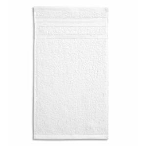 MALFINI Kis törölköző Organic - Fehér | 30 x 50 cm