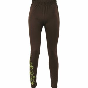 Cerva Női leggings YOWIE NEW - Barna / zöld | XS
