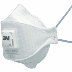 Ardon Légzésvédő maszk 3M AURA 9322+ - fehér / kék - Fehér / kék