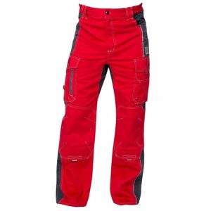 Ardon Derékig érő munkavédelmi nadrág Vision rövidített - Piros | XXXL
