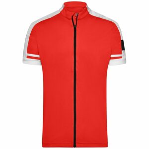 James & Nicholson Férfi kerékpáros póló JN454 - Piros | XL