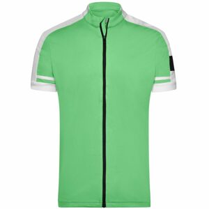 James & Nicholson Férfi kerékpáros póló JN454 - Zöld | XXXL