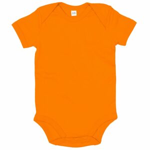 Babybugz Rövid ujjú csecsemő body - Narancssárga | 3-6 hónap