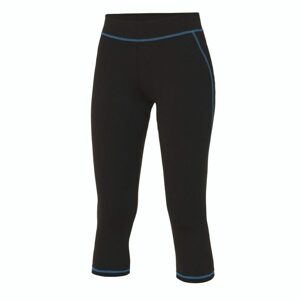 Just Cool Női 3/4 sport leggings - Fekete / zafír kék | M