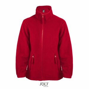SOL'S Gyerek fleece pulóver North - Piros | 12 éves (142/152)