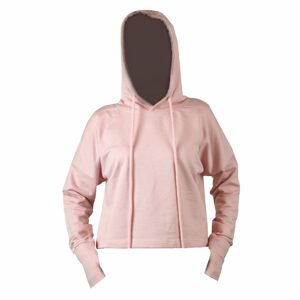 Mantis Női crop top pulóver - Enyhén rózsaszín | XS