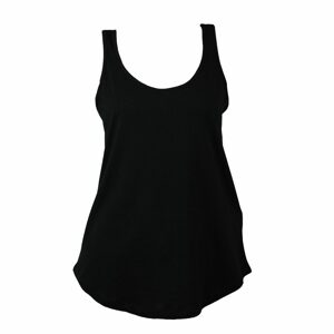 Mantis Lezser szabású női pamut trikó - Fekete | S