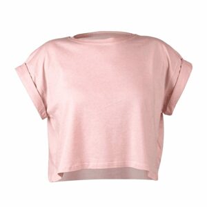 Mantis Női crop top póló - Enyhén rózsaszín | S