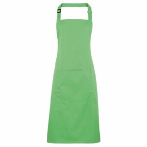 Premier Workwear Kantáros konyhai kötény zsebbel - Apple green