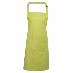 Premier Workwear Kantáros konyhai kötény zsebbel - Lime