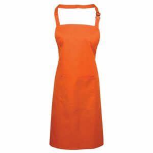 Premier Workwear Kantáros konyhai kötény zsebbel - Narancssárga