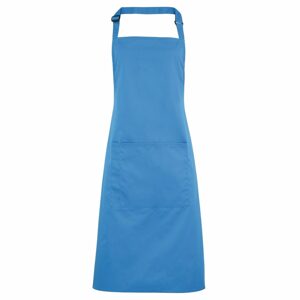 Premier Workwear Kantáros konyhai kötény zsebbel - Zafír kék