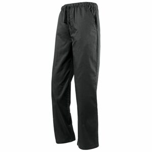 Premier Workwear Konyhai nadrág - Fekete / fekete | S