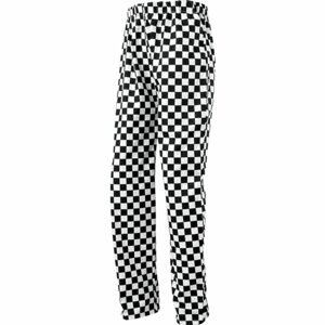 Premier Workwear Konyhai nadrág - Fekete / fehér | XL