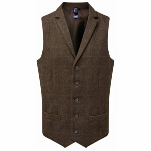Premier Workwear Férfi gyapjúmellény - Barna | XL