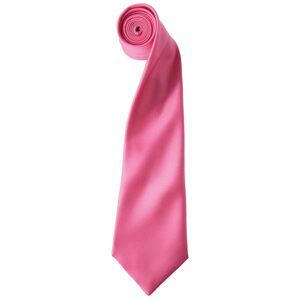 Premier Workwear Szatén nyakkendő - Fuksziaszín