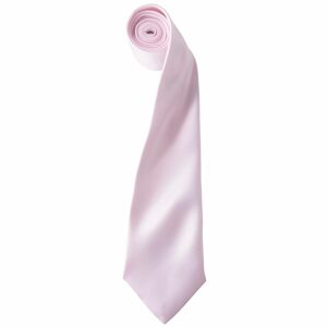 Premier Workwear Szatén nyakkendő - Rózsaszín