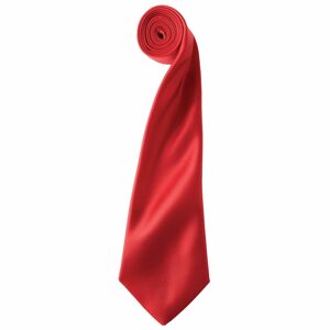 Premier Workwear Szatén nyakkendő - Piros