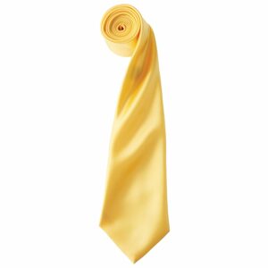 Premier Workwear Szatén nyakkendő - Aranysárga