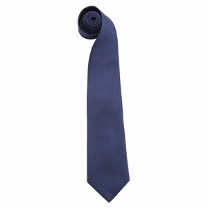 Premier Workwear Finom kötésű nyakkendő - Sötétkék