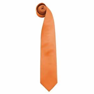 Premier Workwear Finom kötésű nyakkendő - Narancssárga