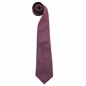 Premier Workwear Finom kötésű nyakkendő - Lila