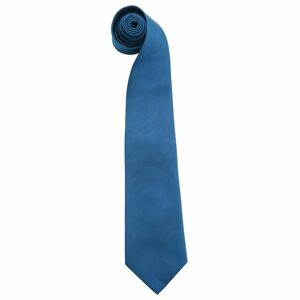Premier Workwear Finom kötésű nyakkendő - Királykék