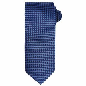 Premier Workwear Nyakkendő kockás mintával - Királykék