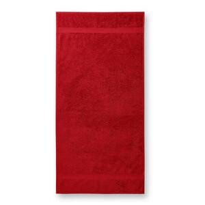 MALFINI Terry Bath Towel fürdőlepedő - Piros | 70 x 140 cm