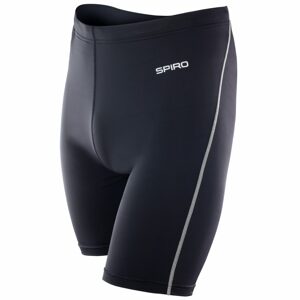SPIRO Férfi sportnadrág BodyFit - Fekete | XS/S