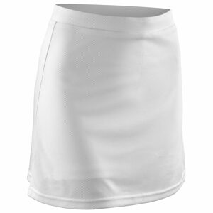 SPIRO Női sportszoknya rövidnadrággal - Fehér | S