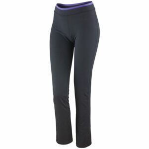 SPIRO Női fitness nadrág - Fekete / levendulaszín | XL
