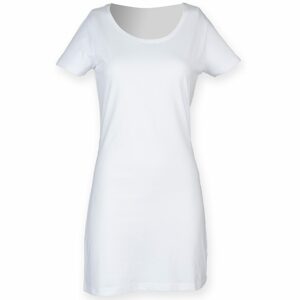 SF (Skinnifit) Női nyári pólóruha - Fehér | XL