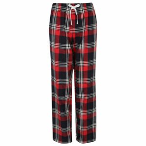 SF (Skinnifit) Női flanel pizsamanadrág - Piros / sötétkék | S
