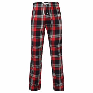 SF (Skinnifit) Férfi flanel pizsamanadrág - Piros / sötétkék | XL